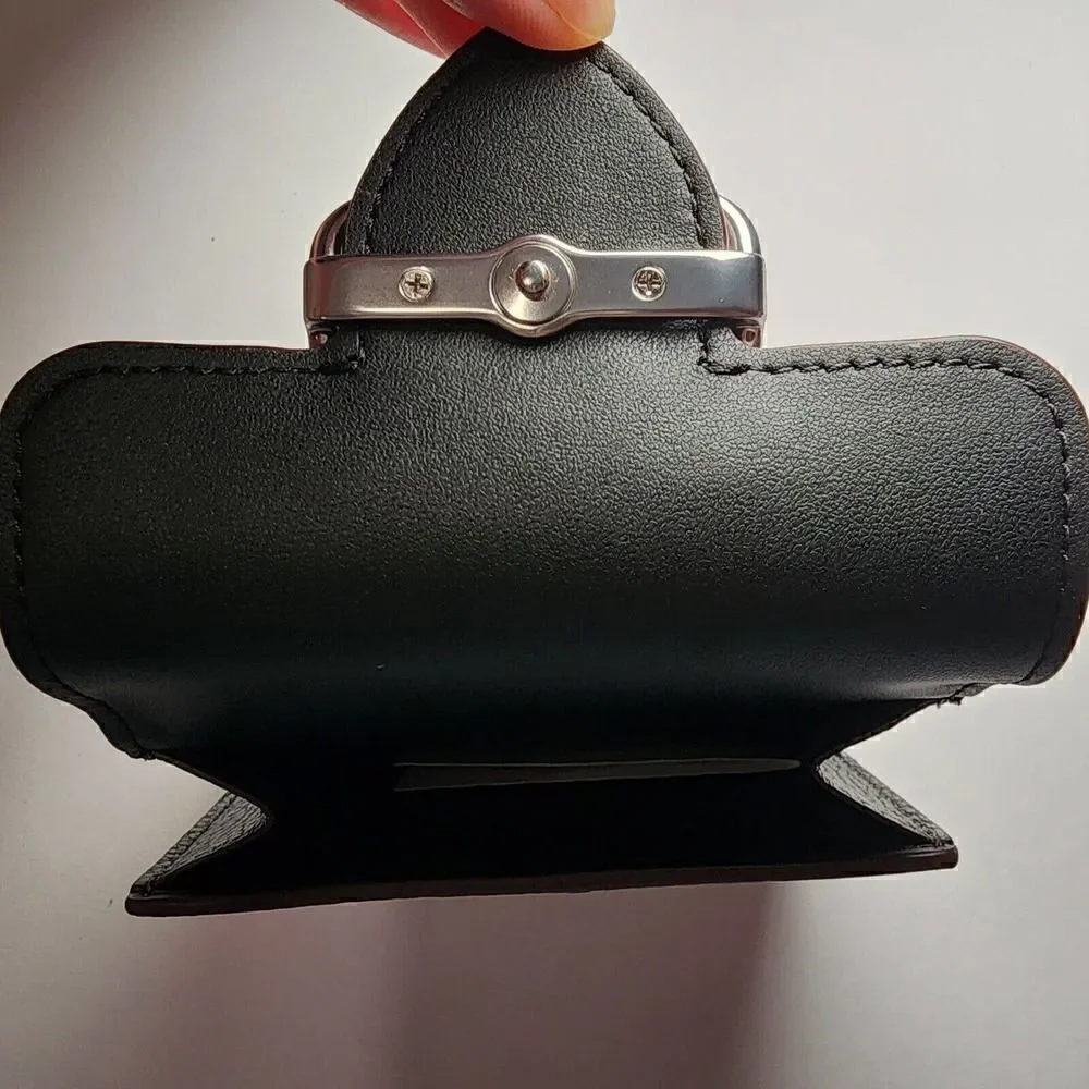 NWT Coach CM672 X Mint + Serf Small Morgan Wallet Silver / Black Multi
